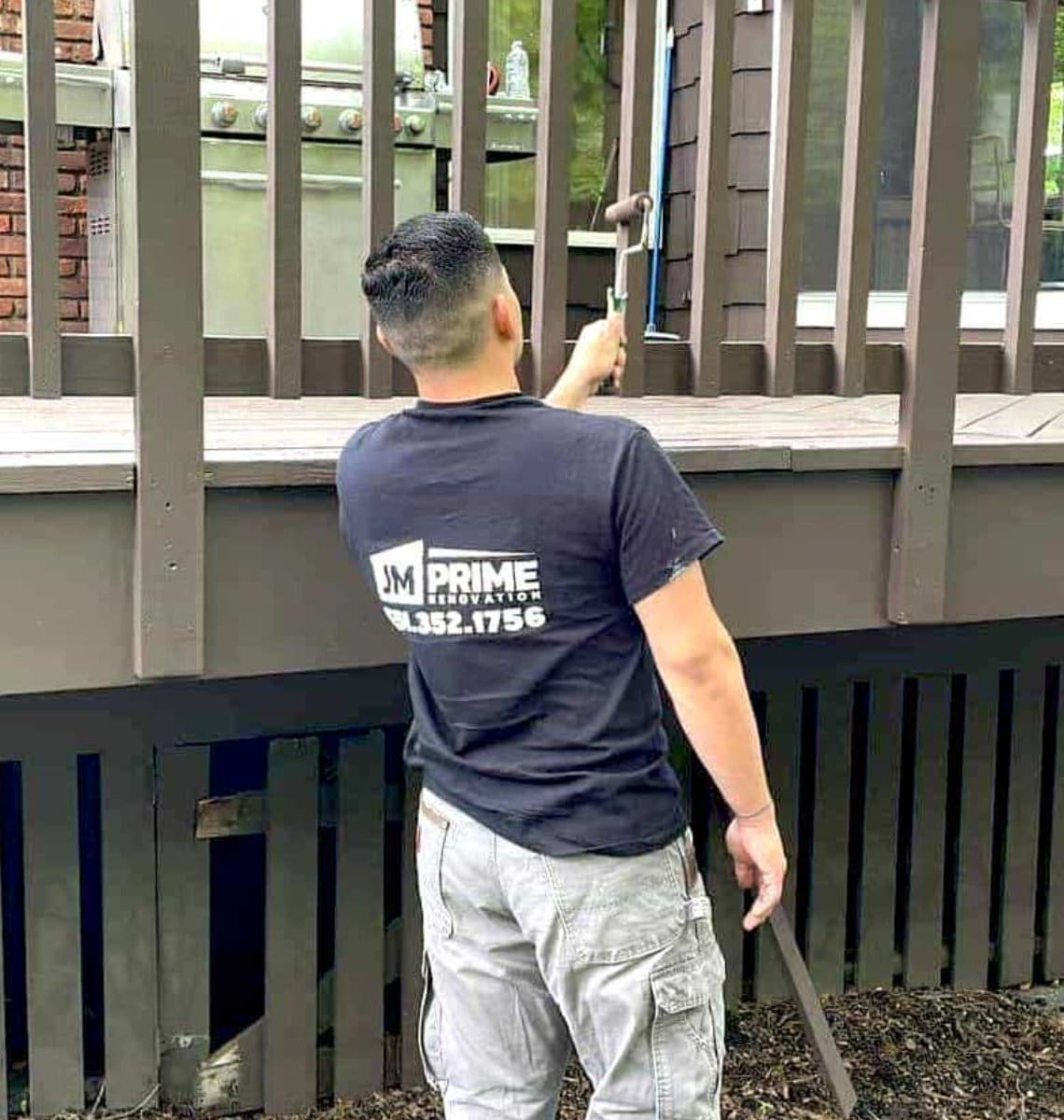 jm prime renovations nj deck painting