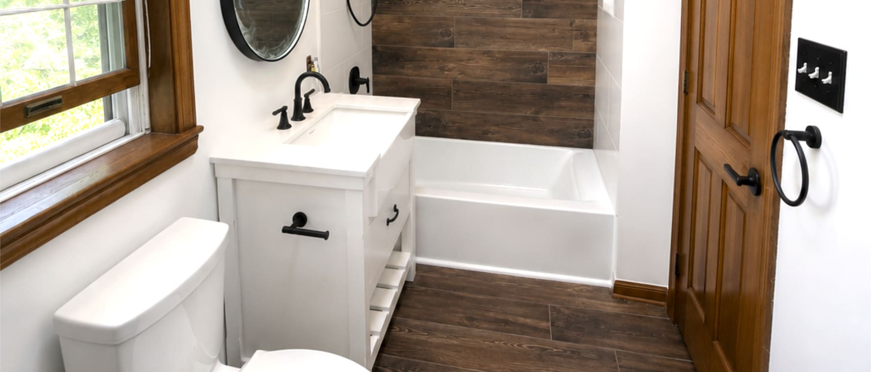 Bathroom renovation project detail